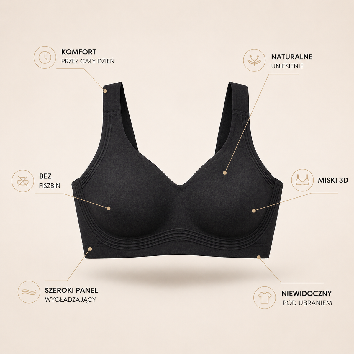 Elvara™ Soutien-Gorge Seconde Peau